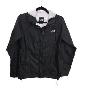 The North Face HyVent 2.5L Waterproof Jacket Black Pockets DrawstringSize S